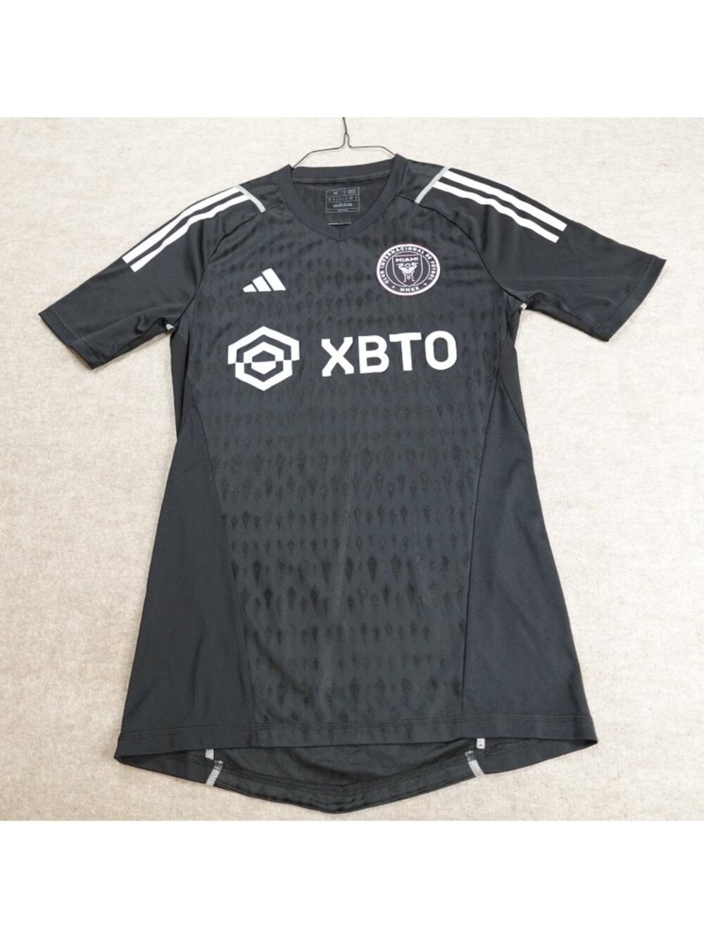 Inter Miami Soccer Jersey Medium Black Slim Fit 2022